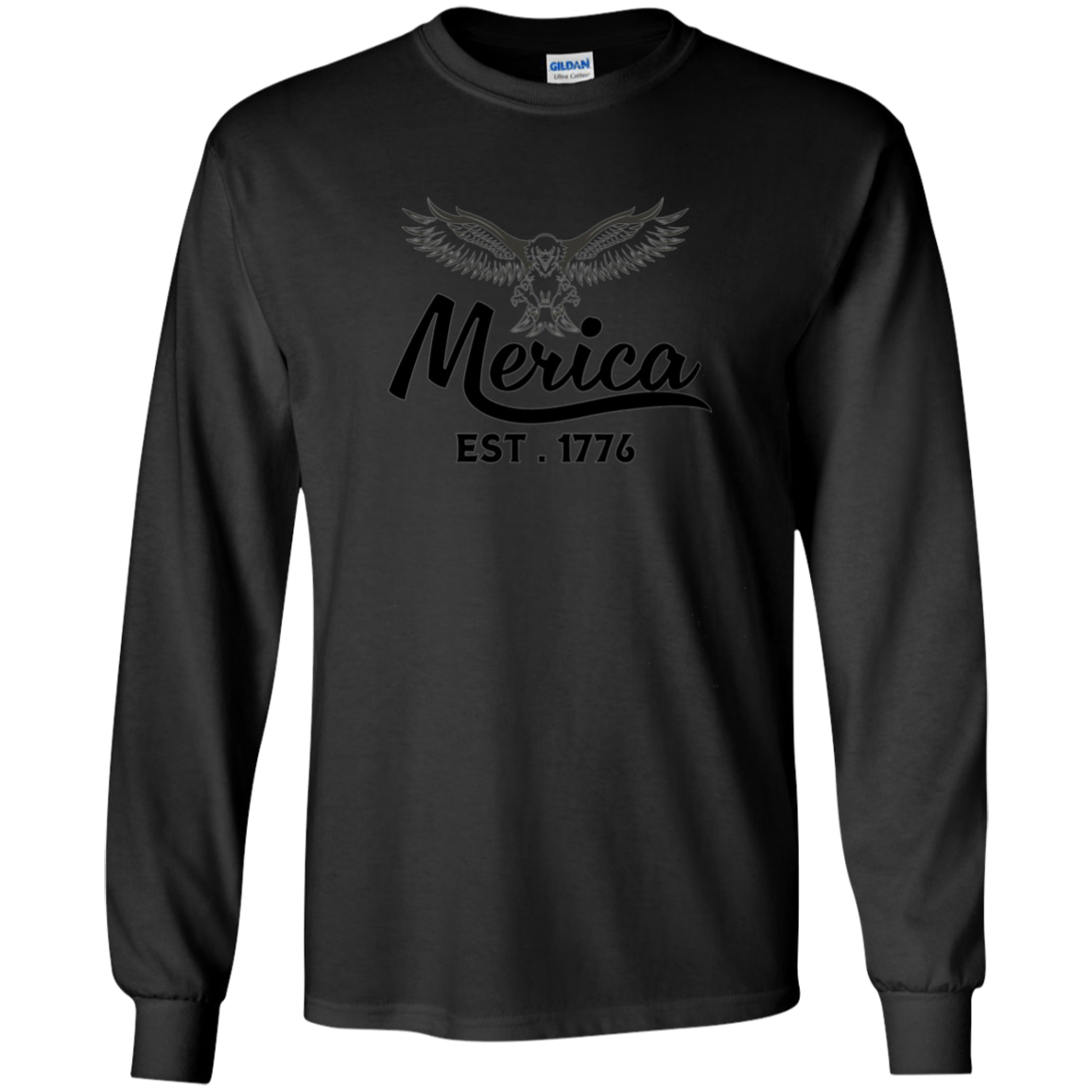 America 1776 - 4th of July Patriotic America USA Shirt LS