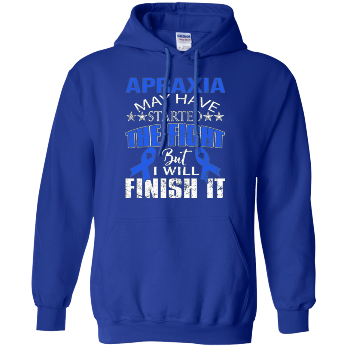 Apraxia started the fight i'll finish it t shirt