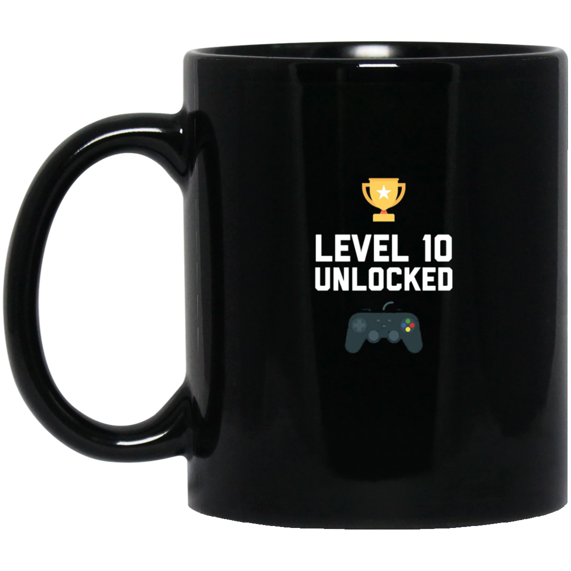 10th Birthday Shirt Gift 10 Year Old Level Up Gamer Tshirt