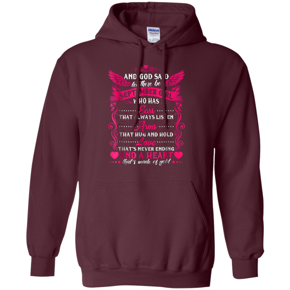 And God Said Let There Be September Girl T-shirt