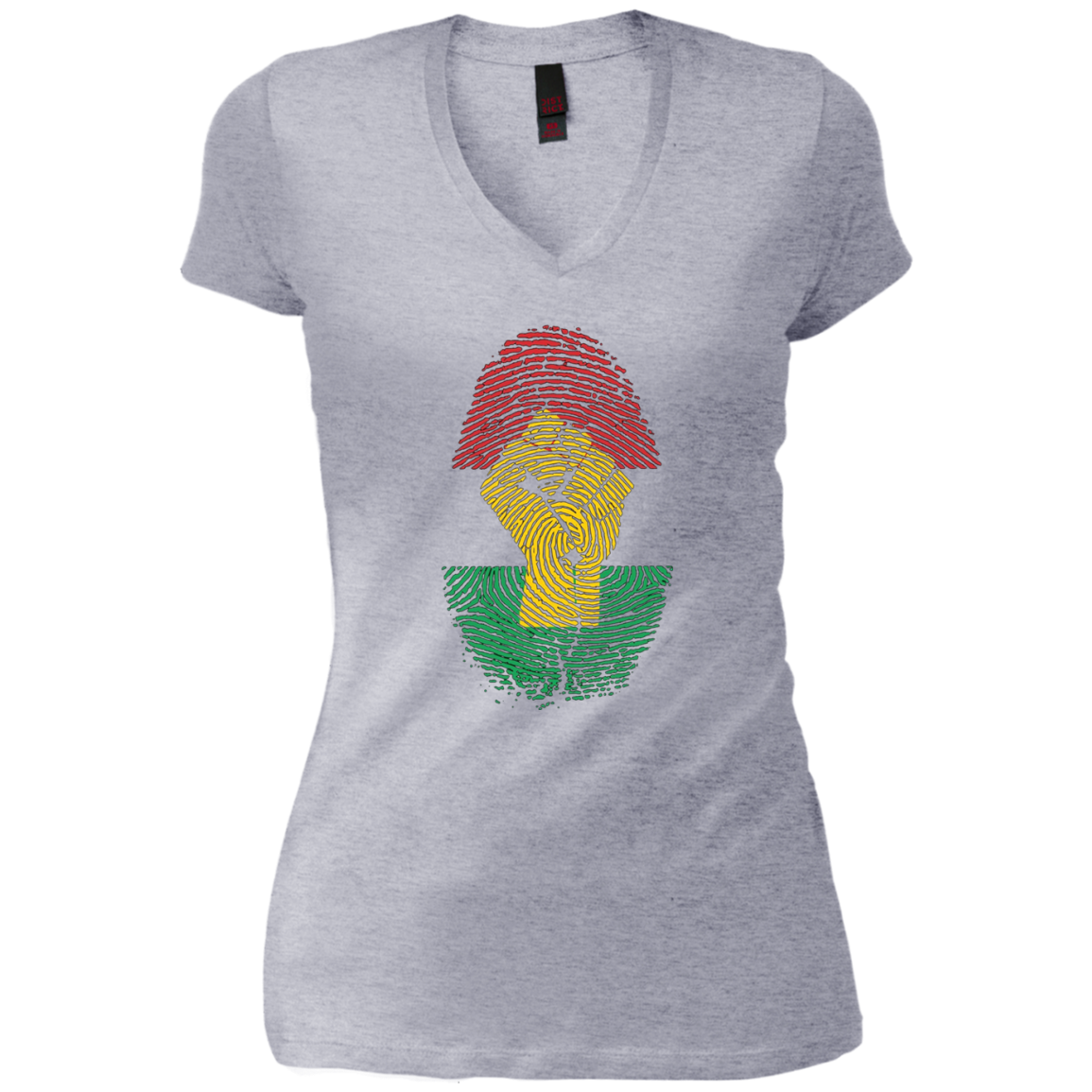 African Pride Fingerprint Black History T-Shirt