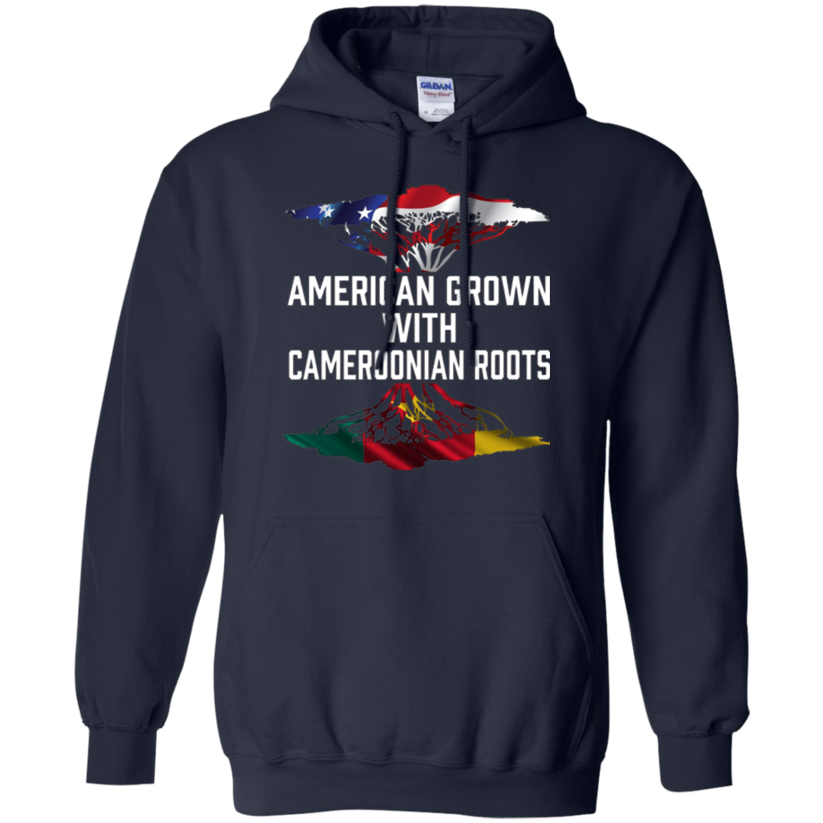 American Grown with Cameroonian Roots T Shirt Cameroon Home