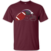 Image of Alzheimer Awareness Purple Ribbon Shirt For Football Fans