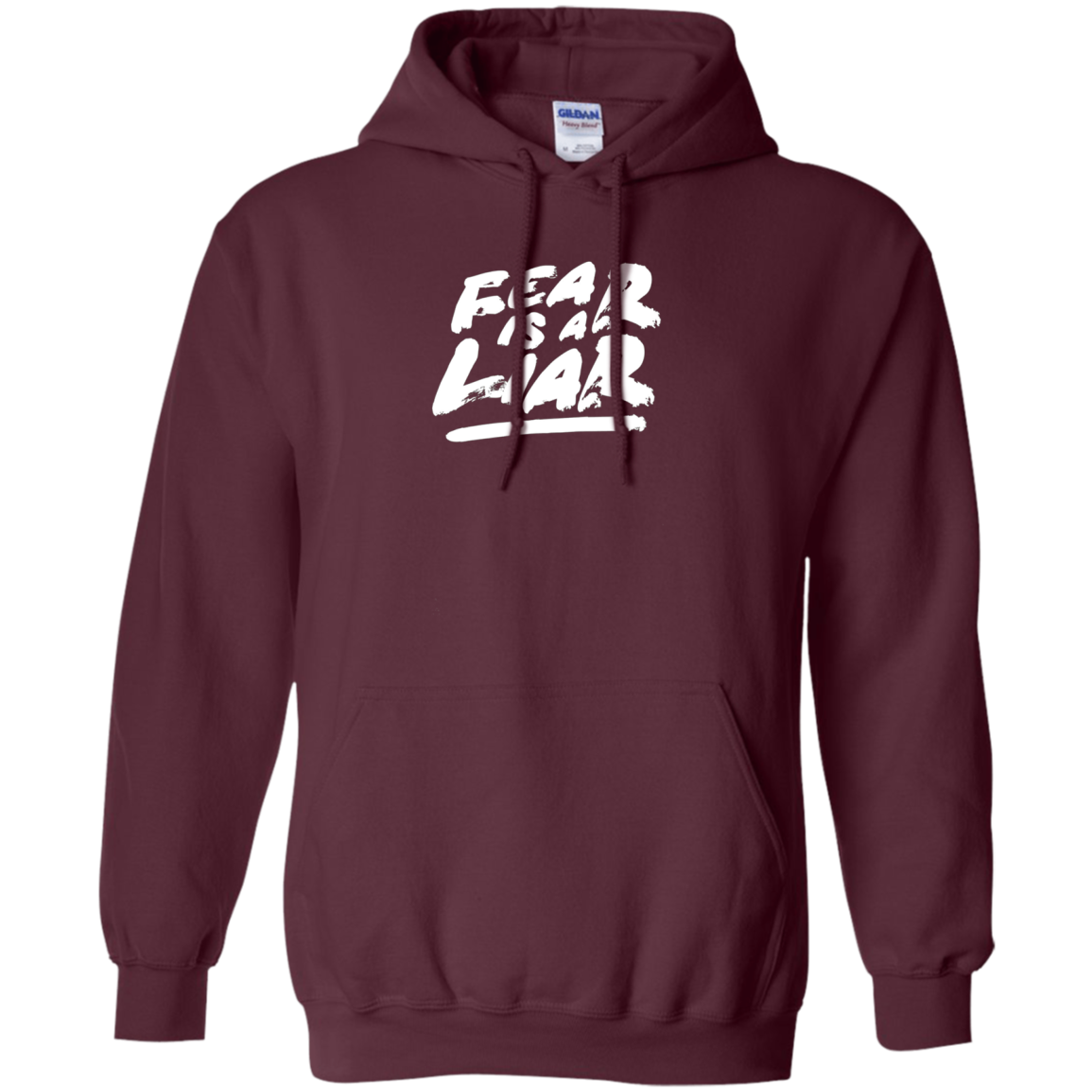 "Fear Is A Liar" T-shirt Success Wins Positive Thinking Tee