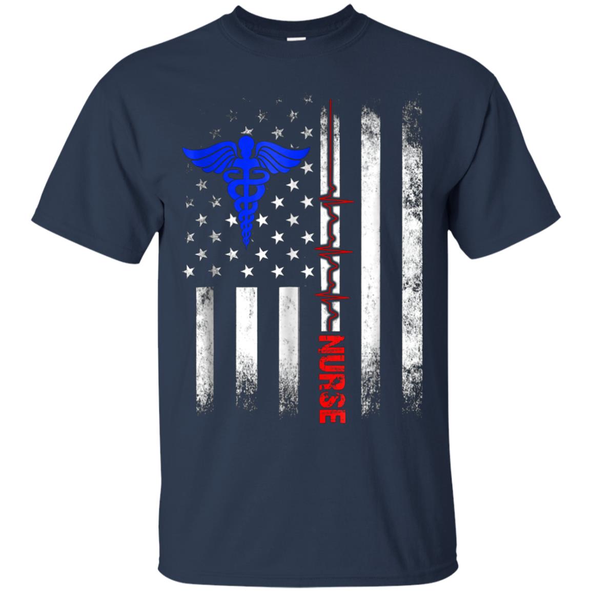 American Flag Nurse 2018 T-Shirt-Best Gifts for Nurses