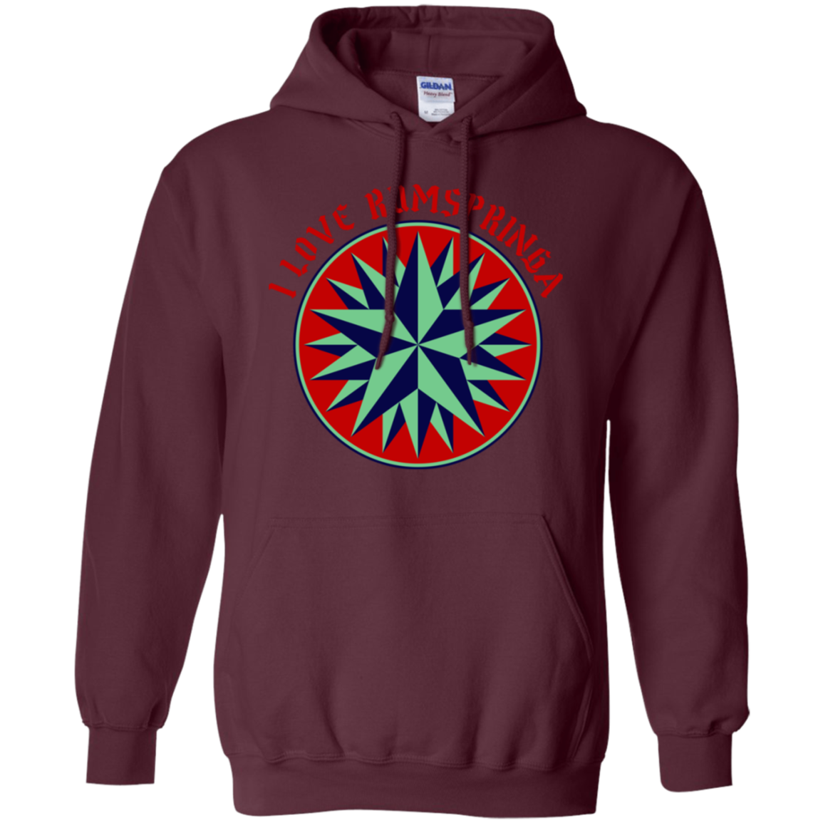 Amish - I Love Rumspringa Hex Sign Star 1- Fun Ls T-Shirt