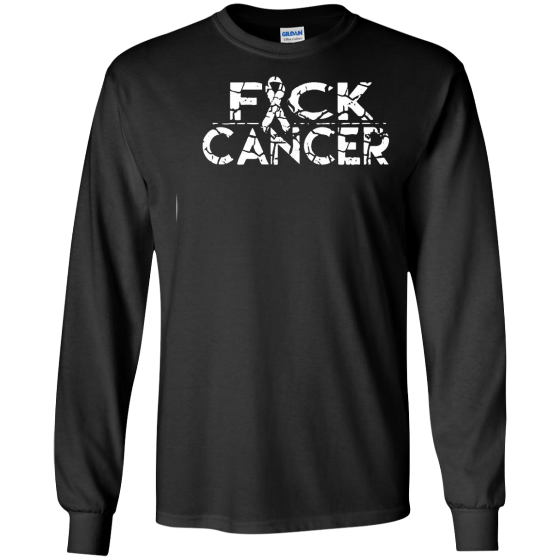 AfhhF Women's Fuck Cancer Summer Short Sleeve T-Shirt Casual Tees