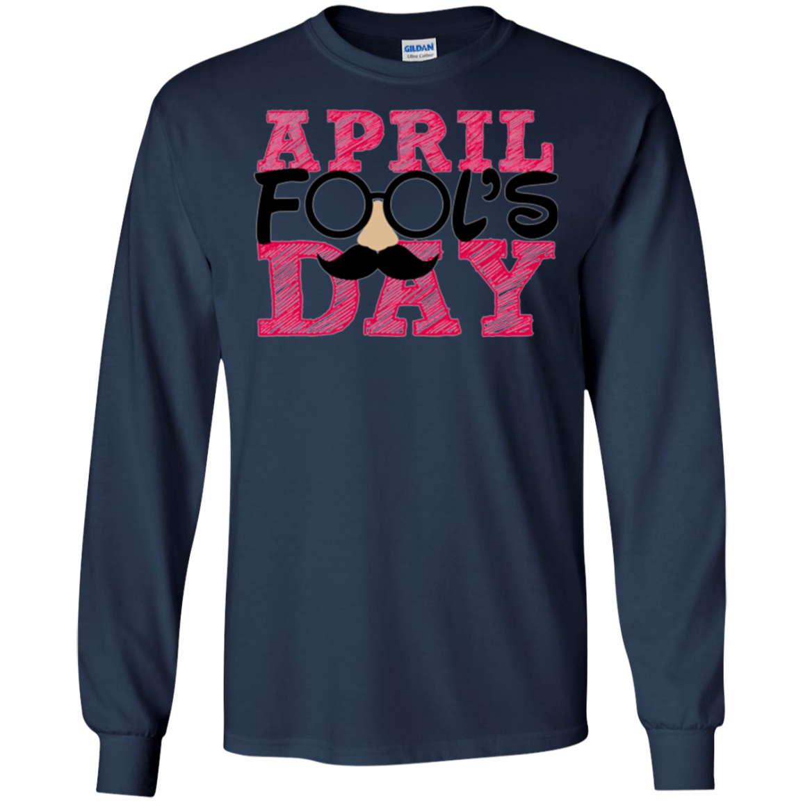 April Fools Day - Mustache Glasses - Funny April First Shirt