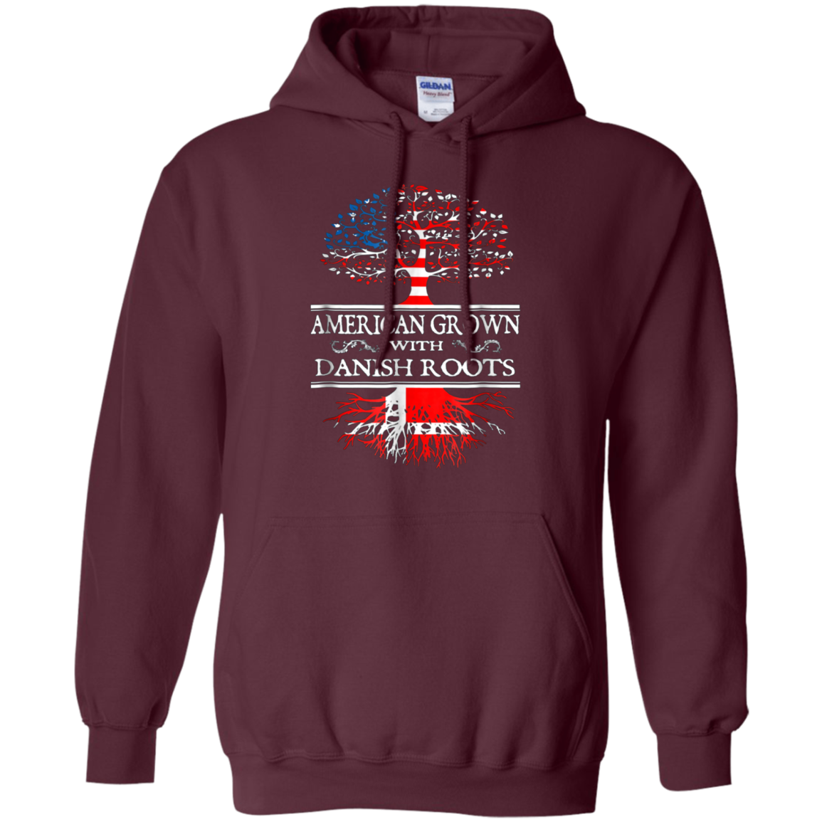 American Grown With Danish Roots T Shirt
