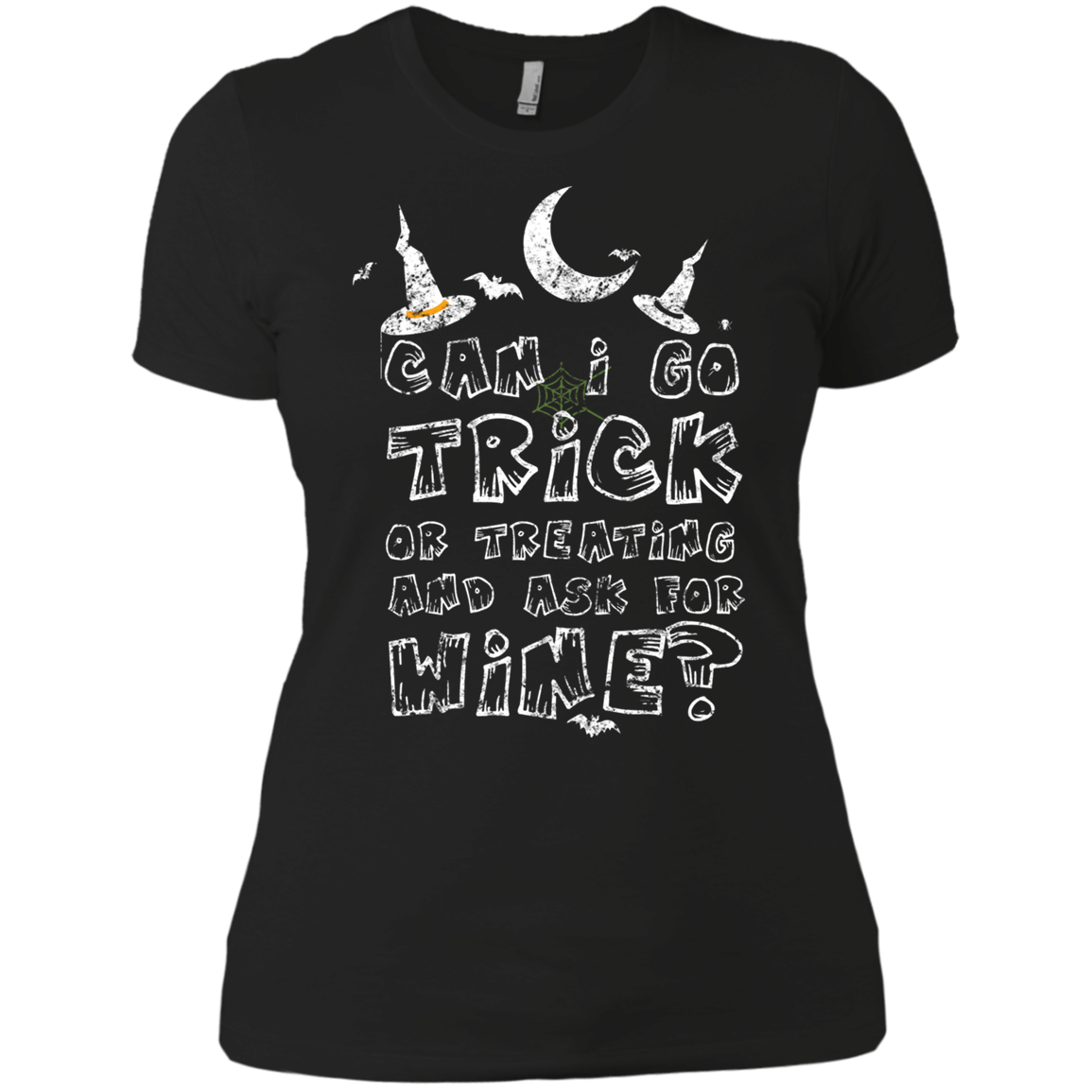Adult Trick Or Treating For Wine Long Sleeve Shirt