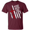 Image of American By Birth Christian By Faith Nurse T-shirt