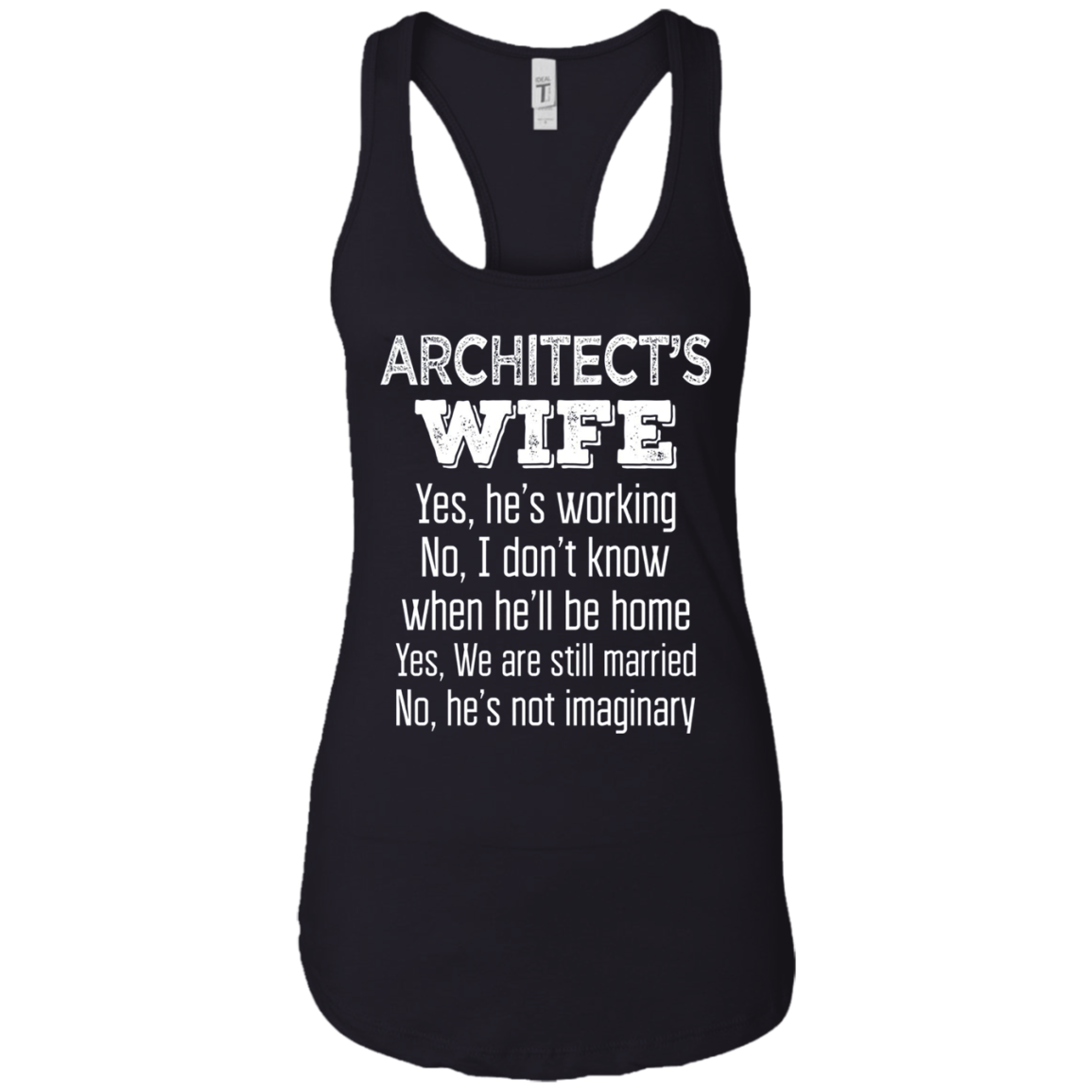 Architect's Wife Funny Wedding Anniversary Gift T Shirt