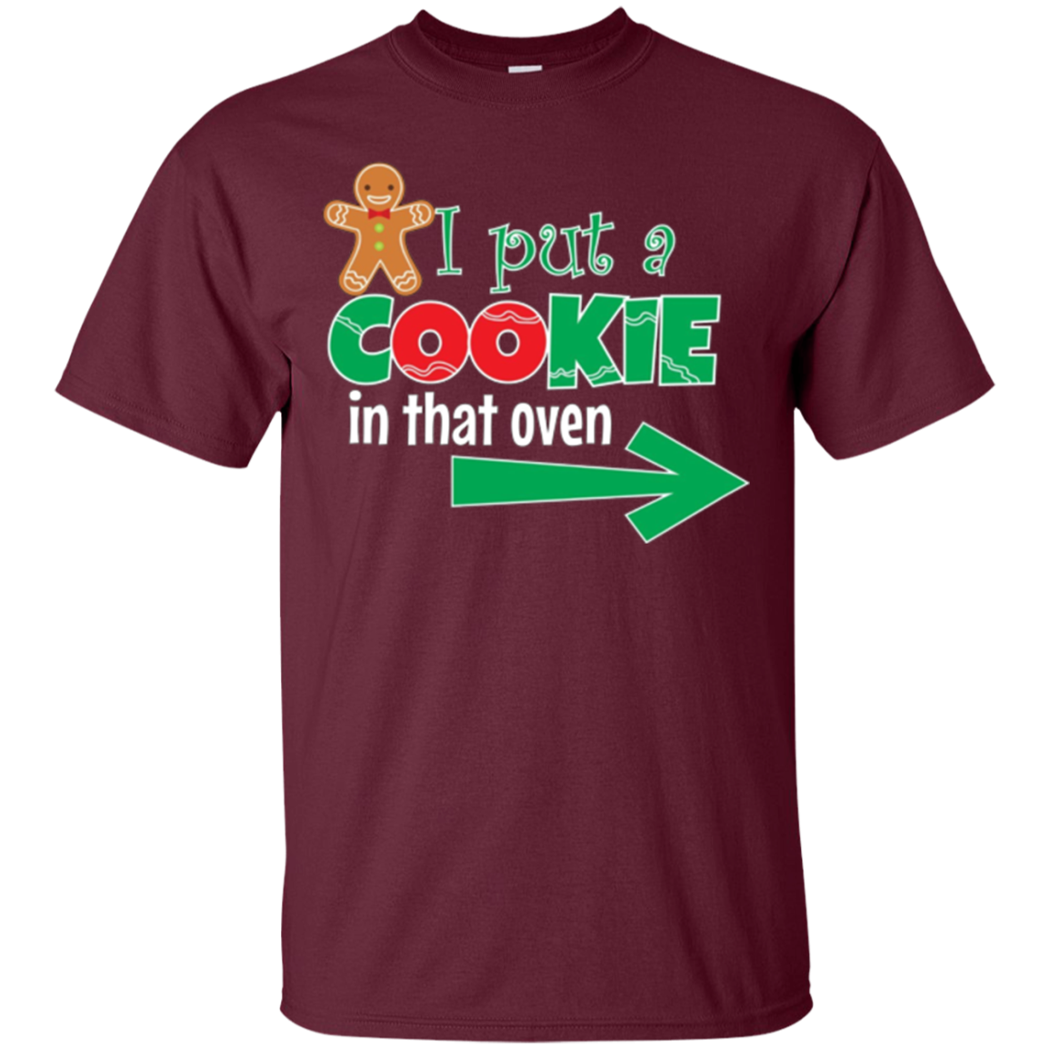 Christmas T-shirt Expecting Dad Pregnant Wife Tee