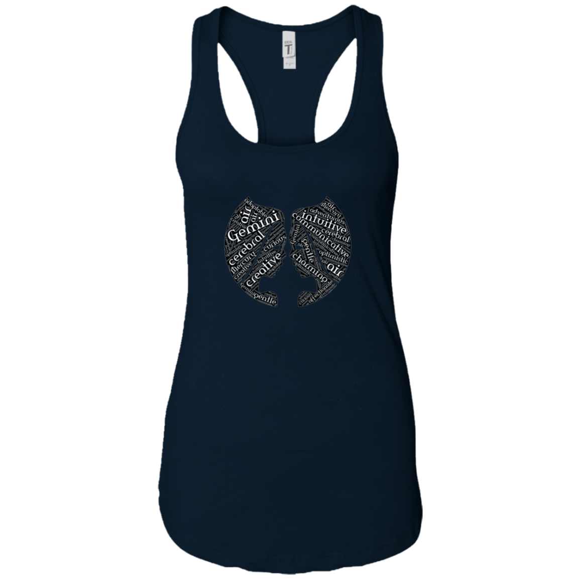 art words GEMINI Characteristics Long Sleeve Tee