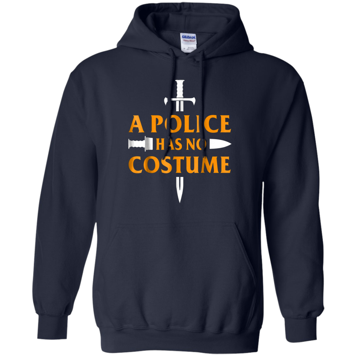 A Police Has No Costume Funny Halloween T-Shirt