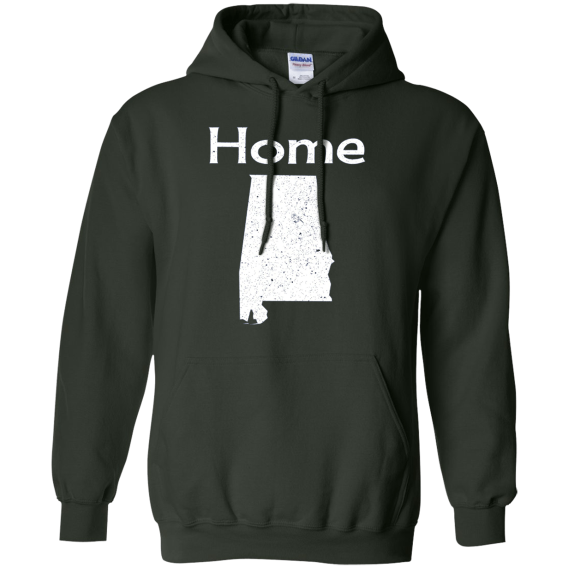 Alabama Distressed Home State long sleeve t-shirt