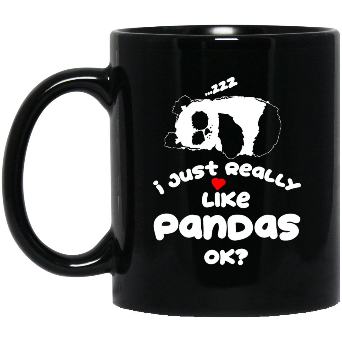 "I Just Really Like Pandas, Ok?" Chinese Panda Bear T-shirt