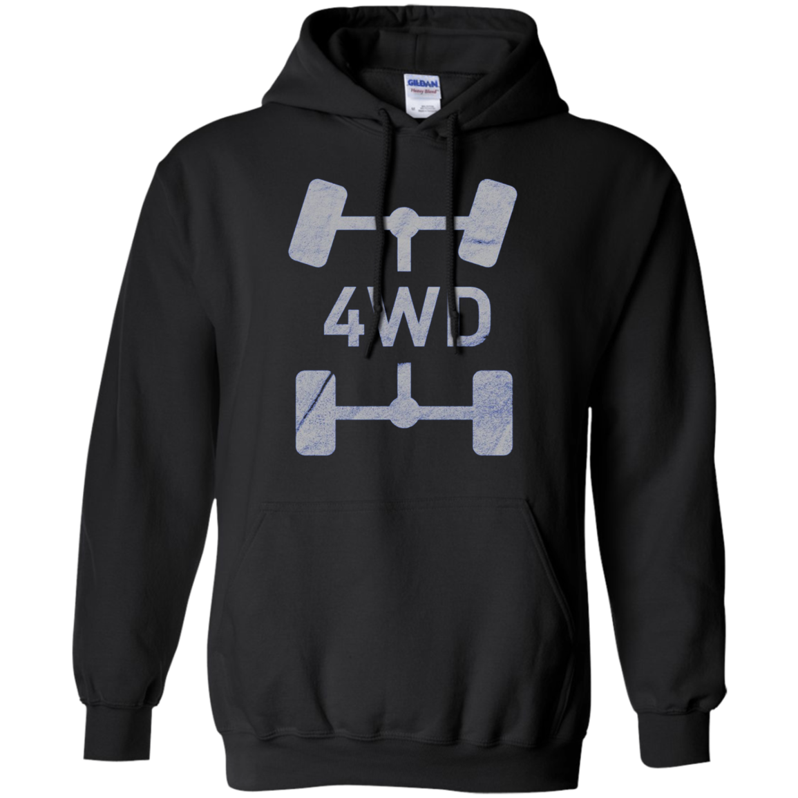 4WD Retro Long Sleeve T-Shirt Offroad Overland 4x4