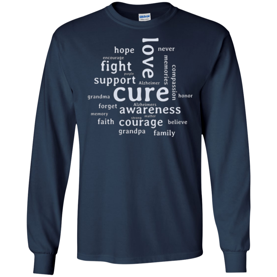 Alzheimer Support Shirt Awareness Month Purple