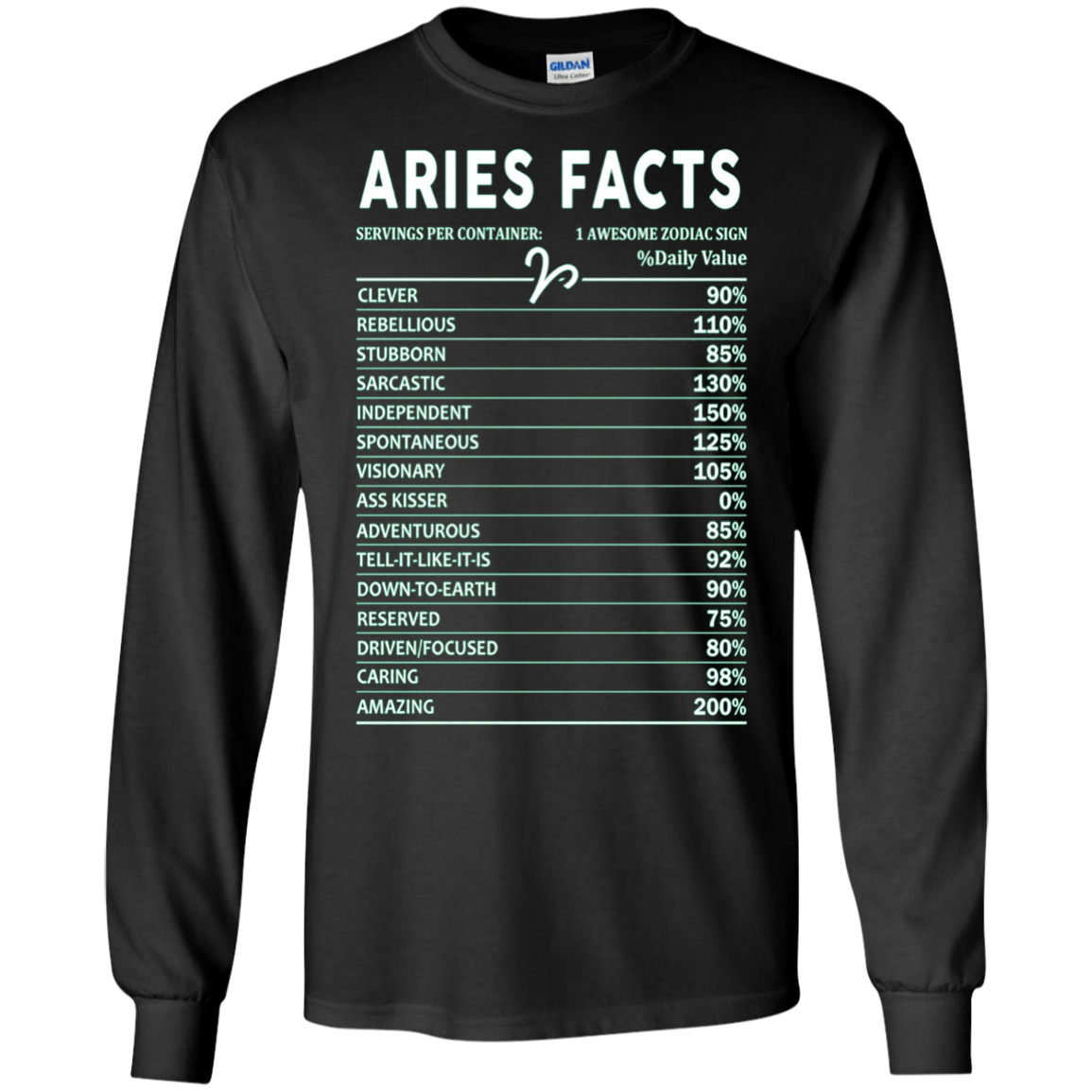 Aries Facts Funny aries Zodiac Shirts