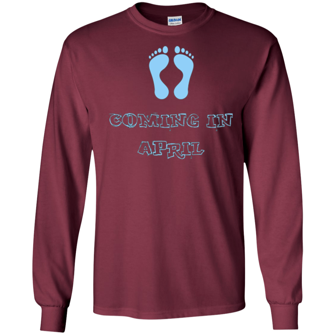 April Due Date Pregnancy Announcement T-Shirt