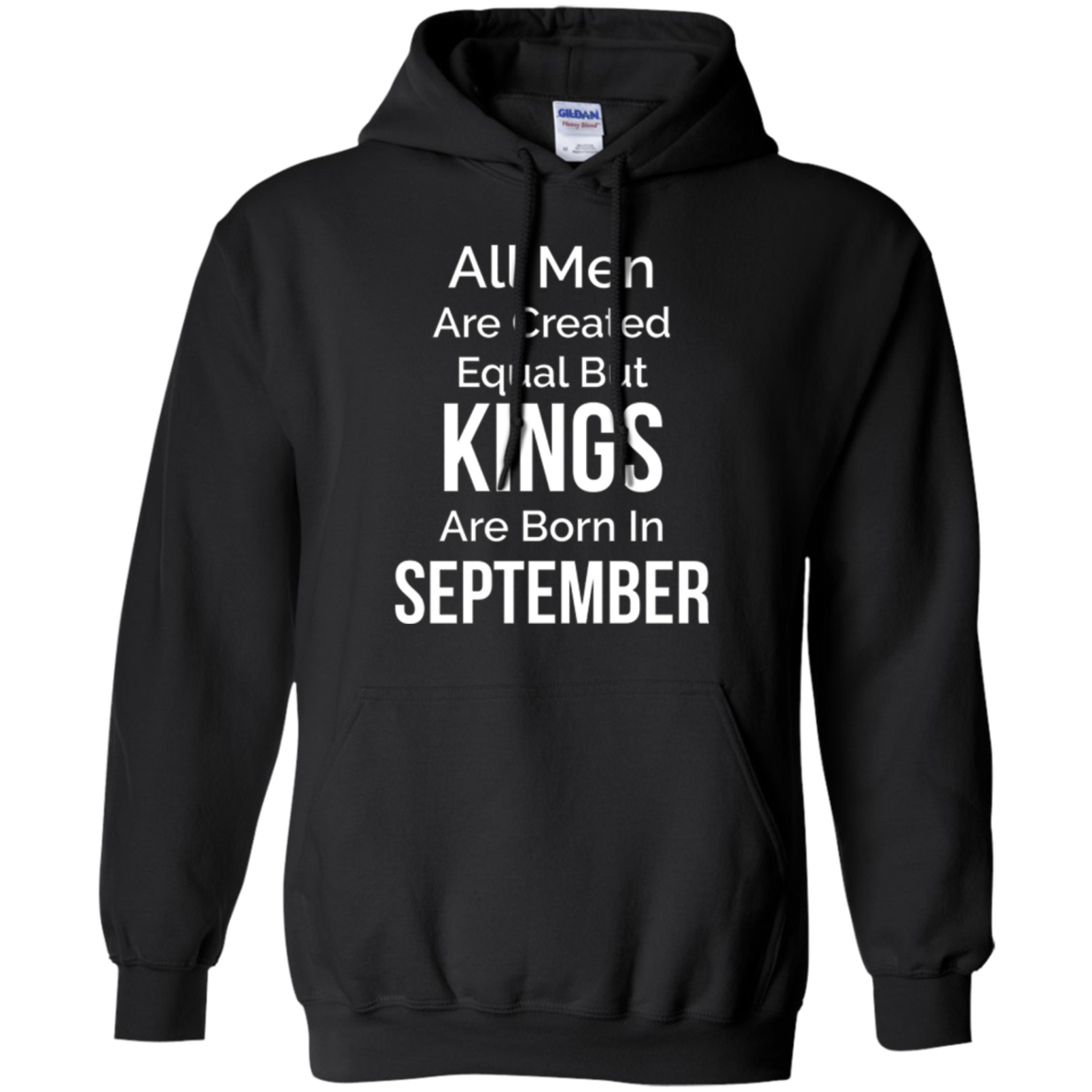 All Men Created Equal Kings Born September Tshirt Gift Funny