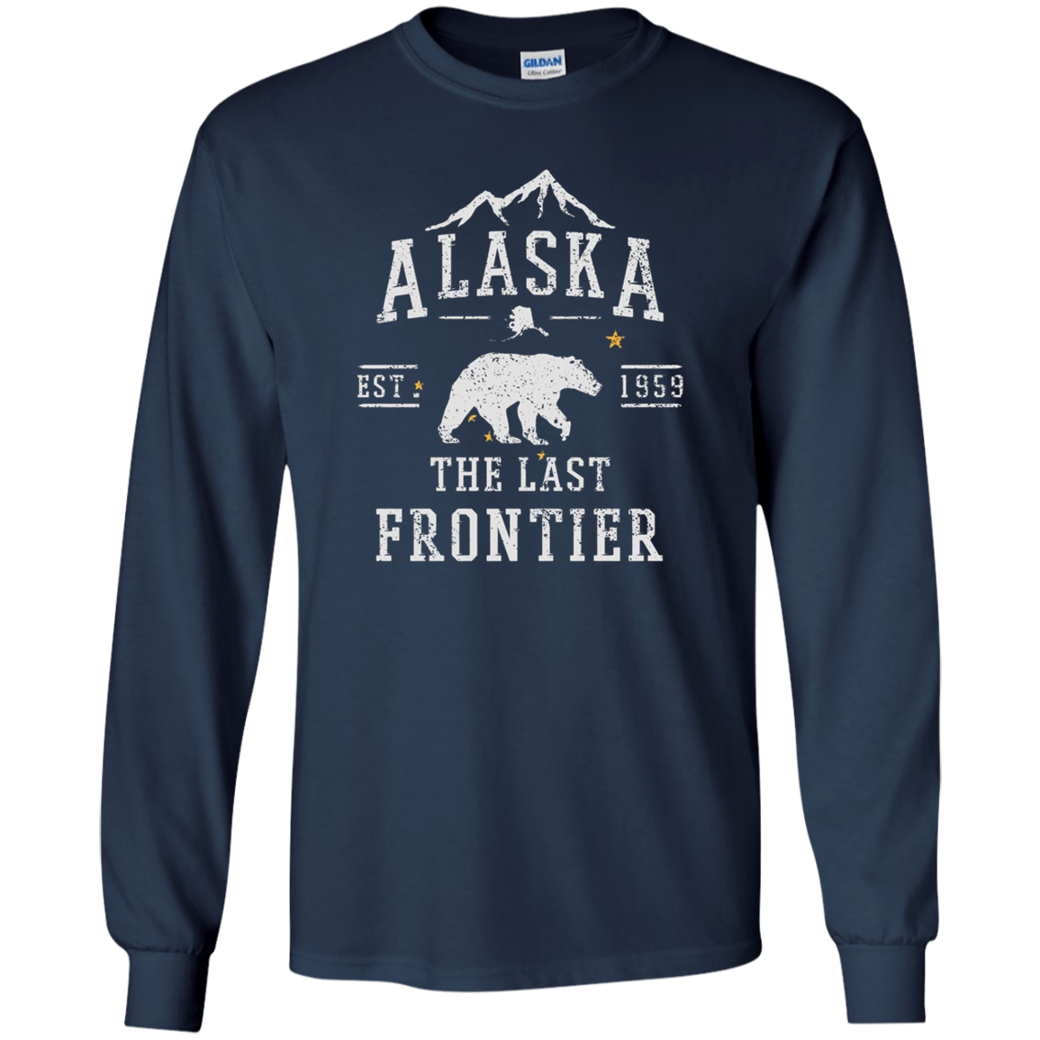 Alaska The Last Frontier Long Sleeve Shirt Alaskan Home Gift