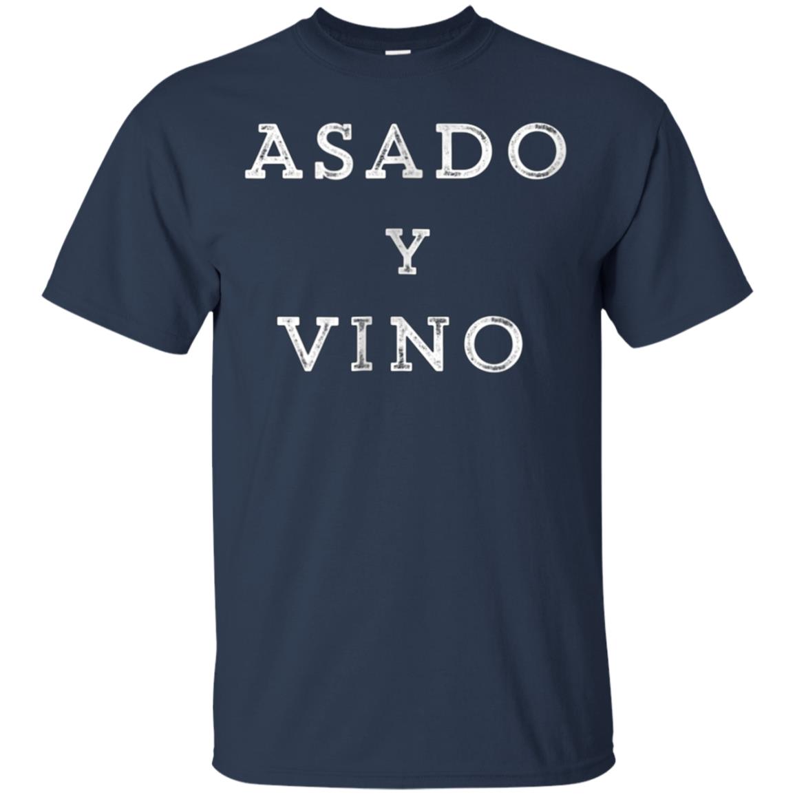 Asado y Vino T-shirt - Funny BBQ Beef and Wine T-Shirt