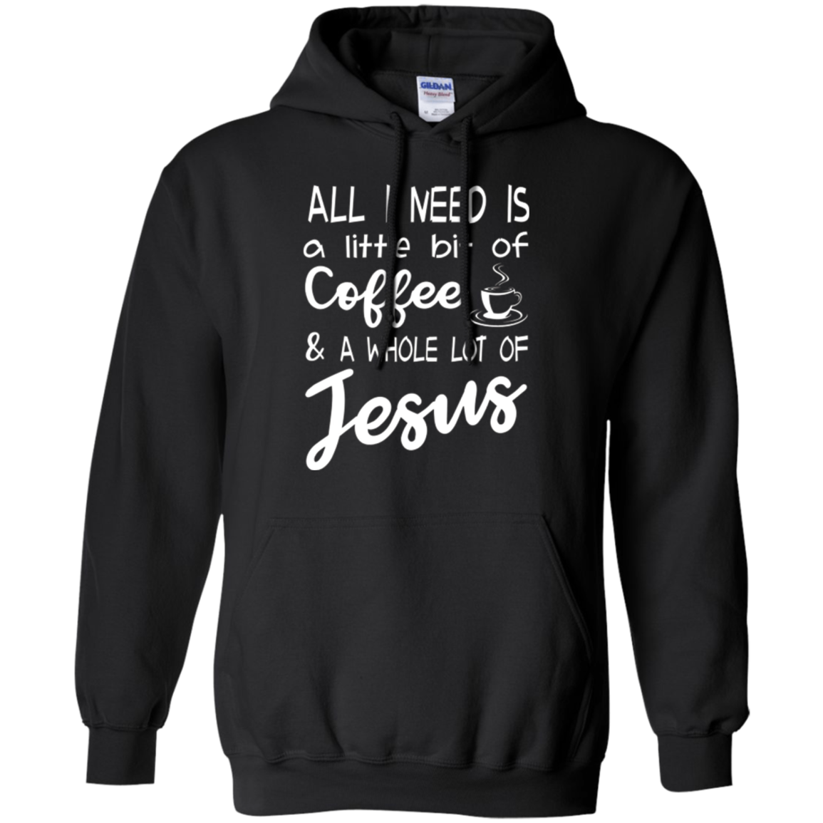 J'ai juste besoin d'un café et d'une chemise de Jésus.