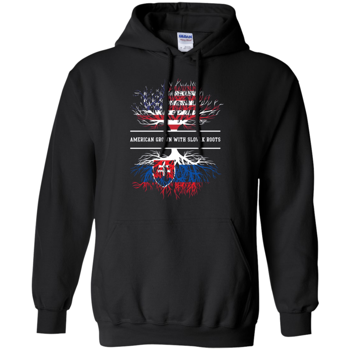 American Grown With Slovak Roots T-Shirt Slovakia Tee