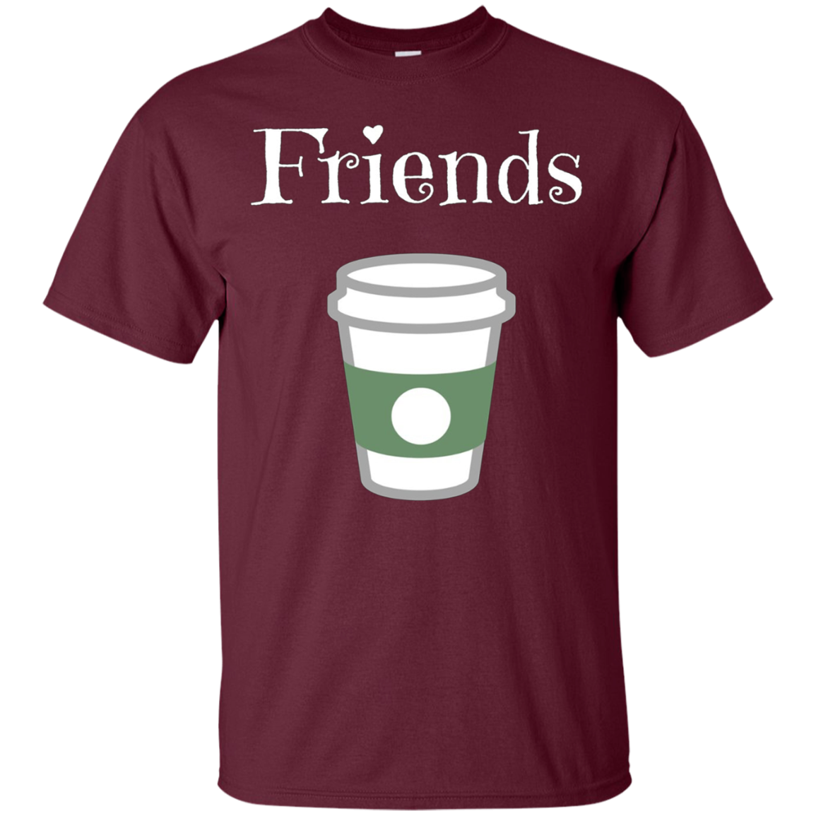 "FRIENDS" half of Best Friends Donut and Coffee T-Shirt