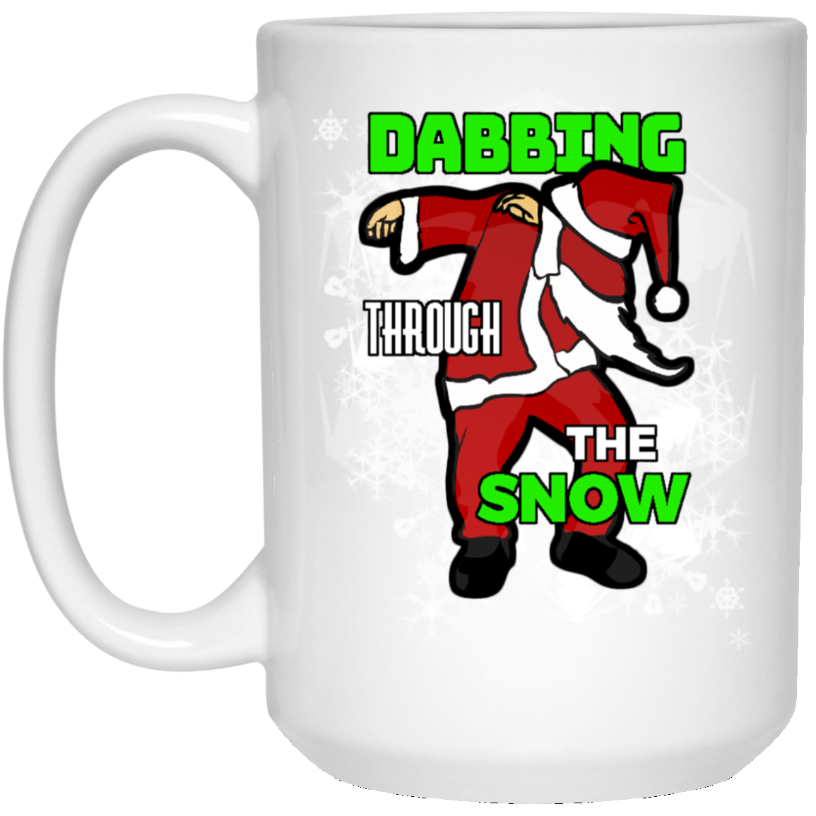 Santa Dabbing Through The Snow Cute Christmas Tee Shirt