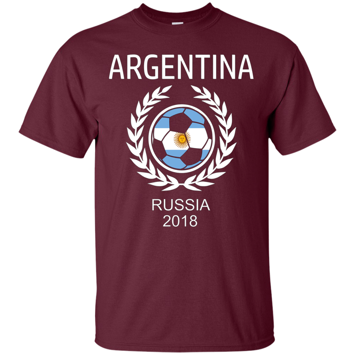 Argentina Soccer Team Russia 2018 T Shirt Football Fan