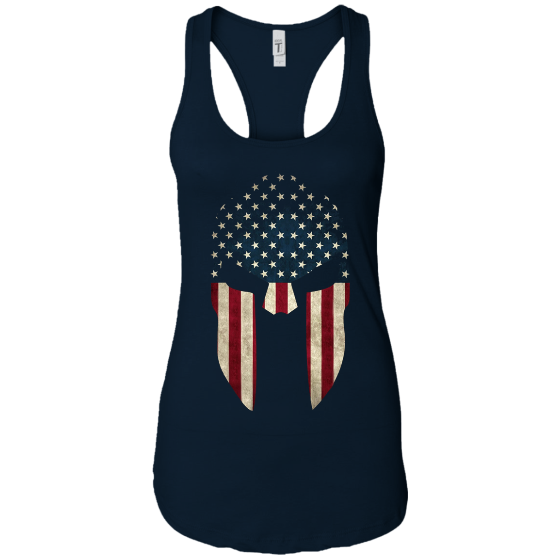 American Spartan Old Glory Molon Labe USA Flag T-Shirt