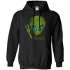 Image of Alien Peace Cool Funny T-Shirt Cute UFO Lover Birthday Gift