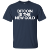 Image of Sarcastic Bitcoin T-shirt BTC is the new Gold