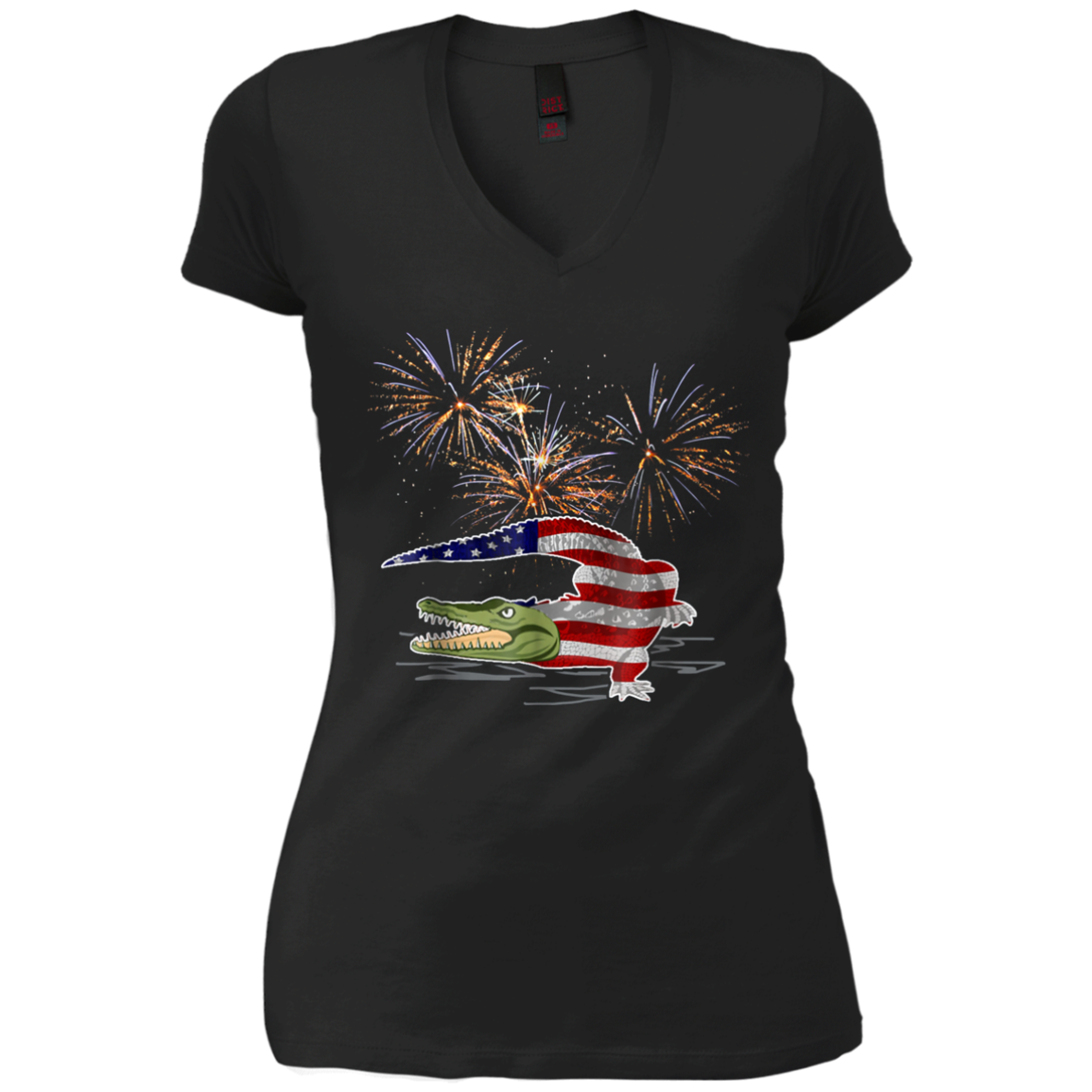 Alligator Firework 4th Of July Shirt Independence Day