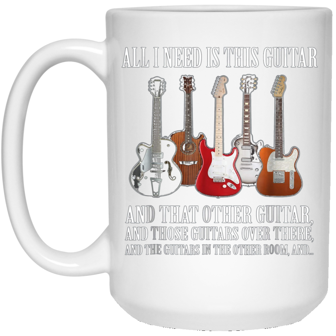 All I Need Is This Guitar TShirt True Story About Guitarists