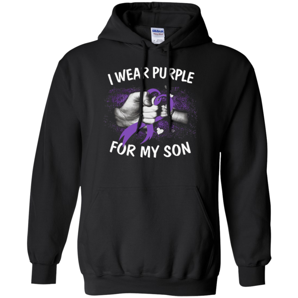 Alzheimer Awareness, I Wear Purple For My Son T-Shirt