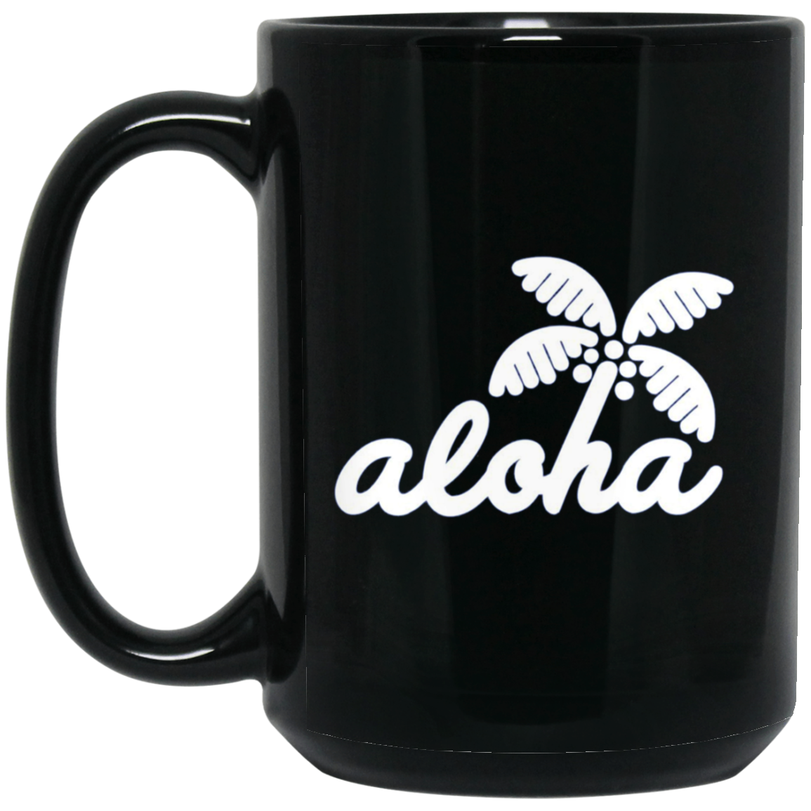 Aloha Palm Tree Simple Long Sleeve T-shirt