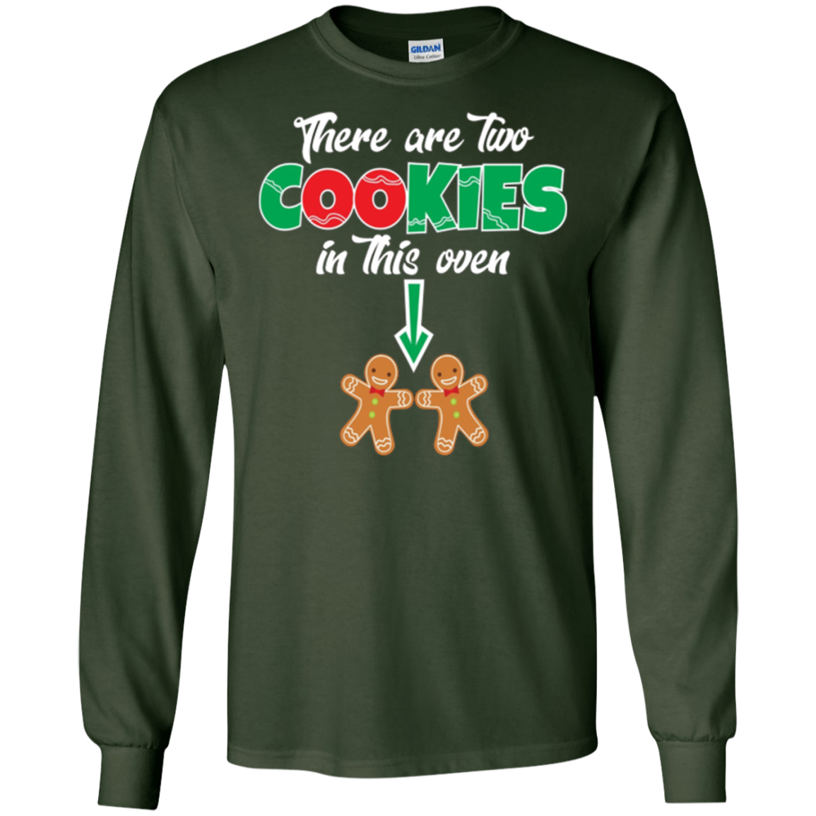 Christmas Twins Expecting Mom T-shirt Pregnant Wife Tee