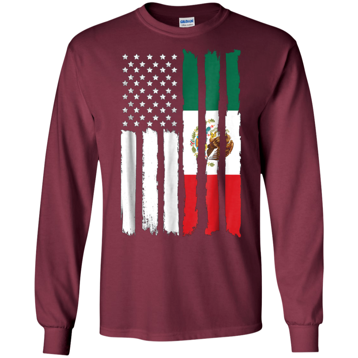 American Mexico Patriotic Flag T-shirt