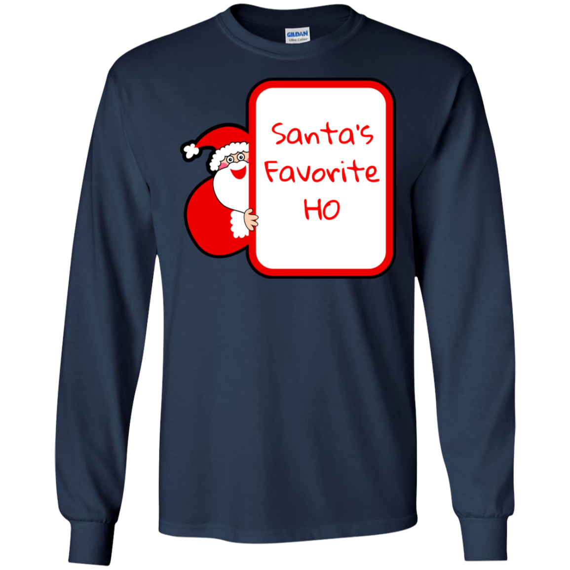 Santa's Favorite Ho Merry Christmas Funny Adult Shirt