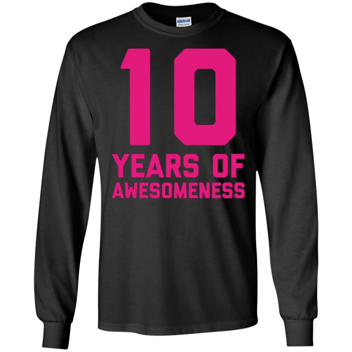 10th Birthday Shirt Gift Girls Age 10 Ten Year Old Girl Tee
