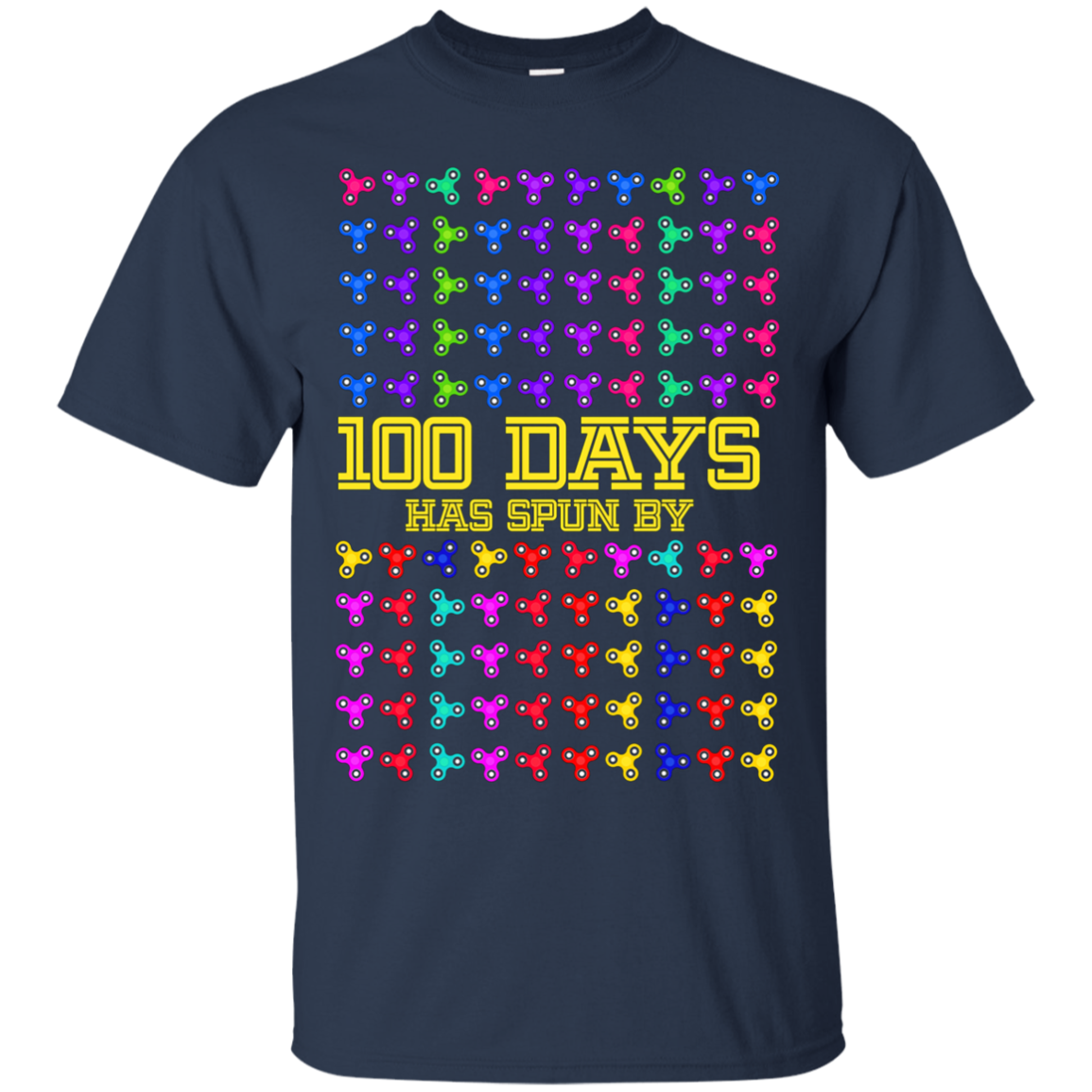 100 Days of School TShirt - Fidget Spinner Shirt