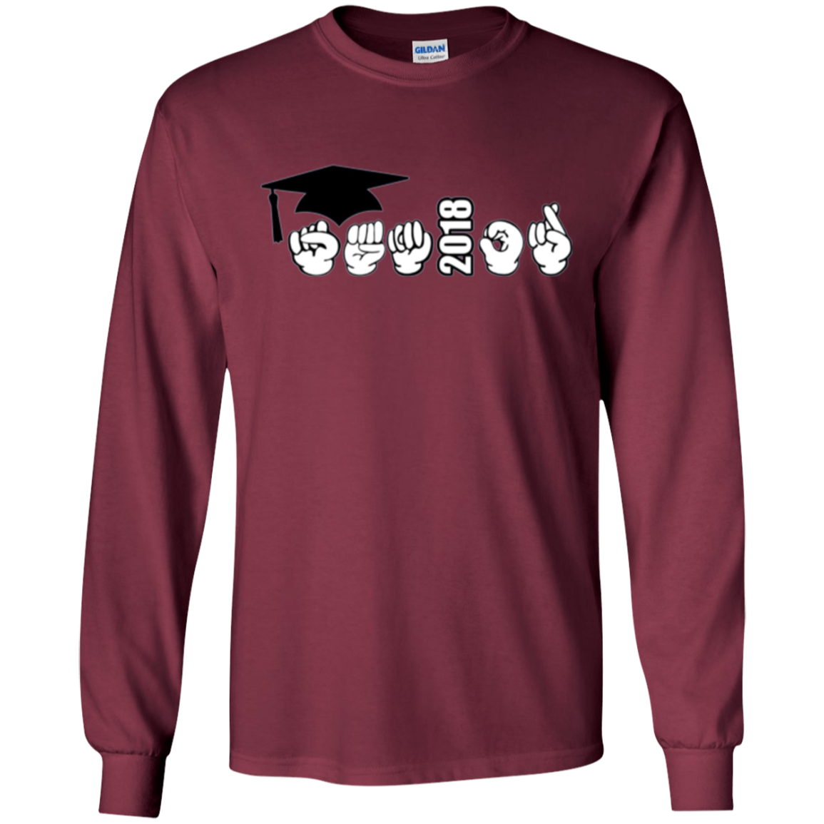 American Sign Language 2018 "Senior" Graduation Shirt