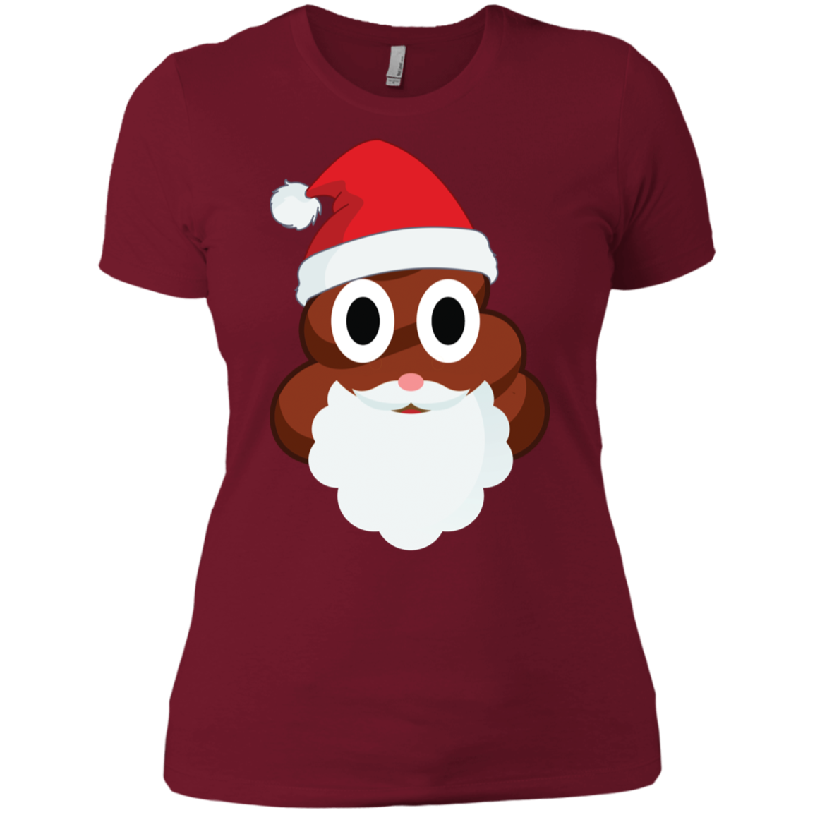 Santa Poop Emoji Funny Christmas Shirt