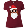 Image of Santa Poop Emoji Funny Christmas Shirt