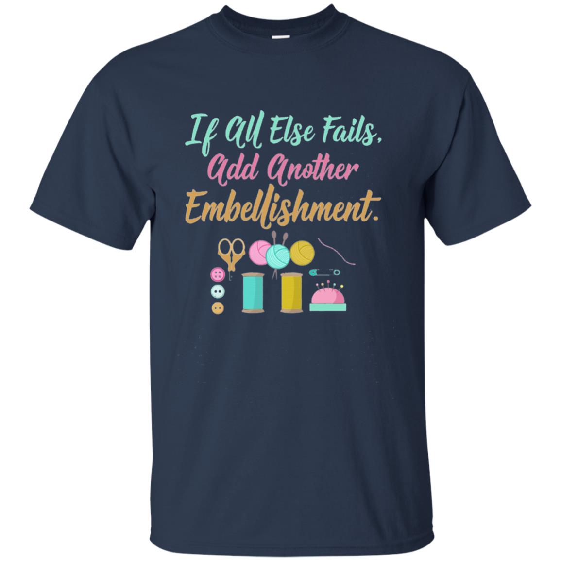 All Else Fails Add Embellishment Scrapbooking Long Sleeve
