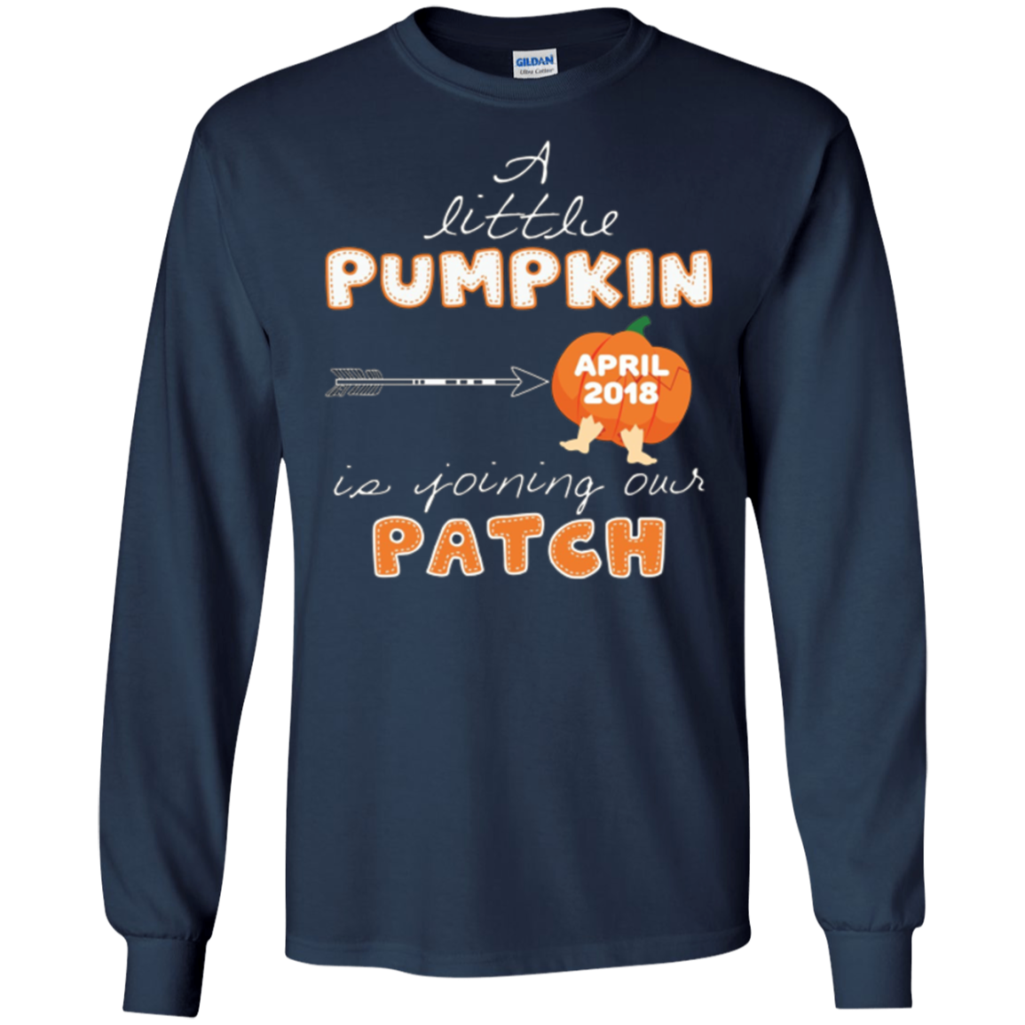 A Little Pumpkin Is Joining Our Patch April 2018 Mom T-shirt